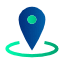 ranklike - Local SEO Pin Logo in blau und grün